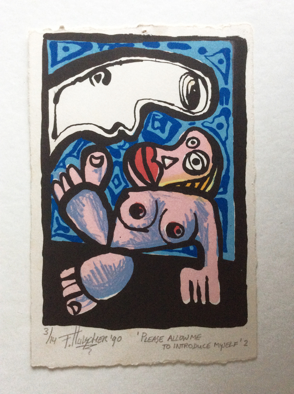 Frank Hulscher - Frank Hulscher - Please allow me tot introduce myself - lithografie kopen? Bied vanaf 40!