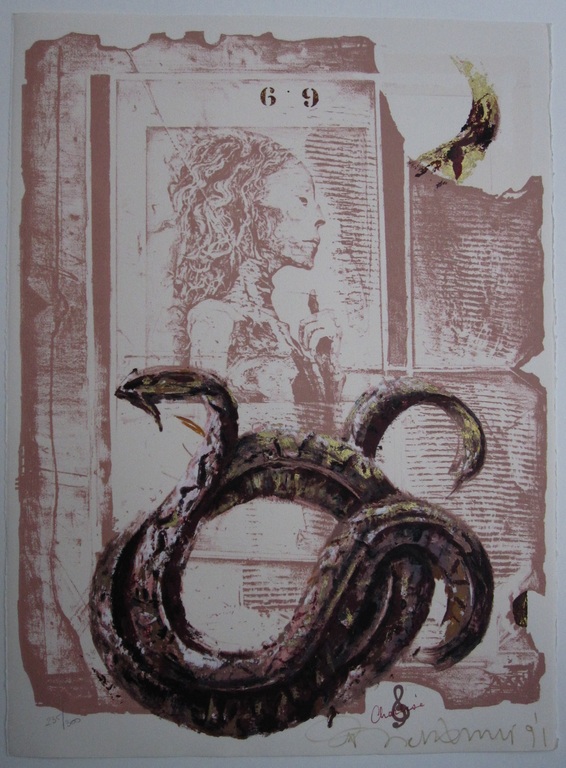 Gertie en Charlise Bierenbroodspot, Zeefdruk, ''Ik dacht aan Afrika'' kopen? Bied vanaf 30!