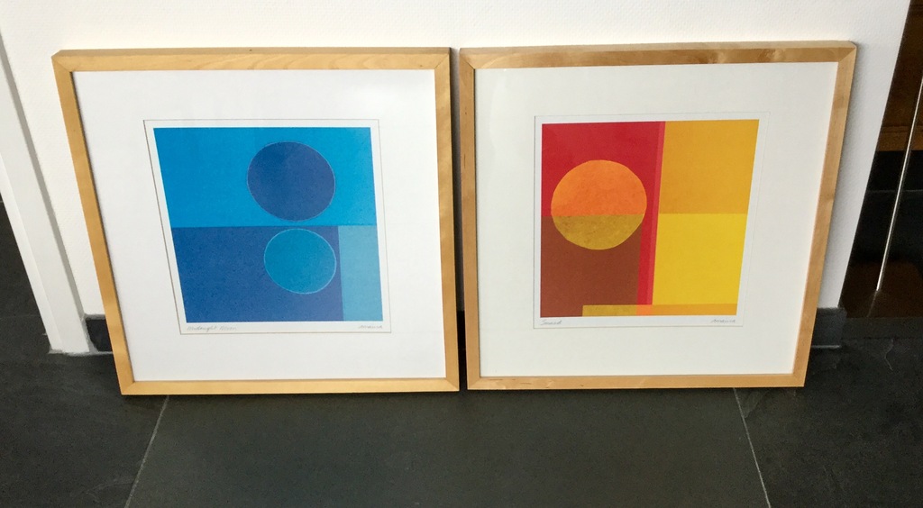 Amaina: Set abstracte Lithoâ��s, Midnight Moon - Sunset kopen? Bied vanaf 35!