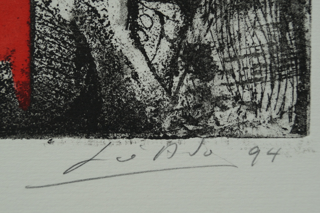 John Lie a Fo - gesigneerde ets - 1994 - 15 exemplaren kopen? Bied vanaf 1!