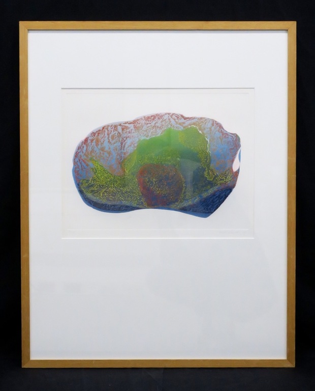 Nono Reinhold: Ets, Terra des fleuves - Ingelijst kopen? Bied vanaf 45!