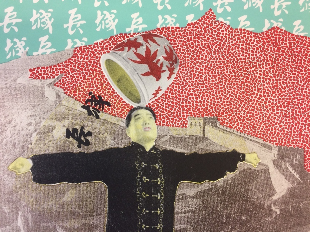 Woody van Amen, Chinese Muur, litho uit 1981 in perfecte staat 32/50 kopen? Bied vanaf 145!