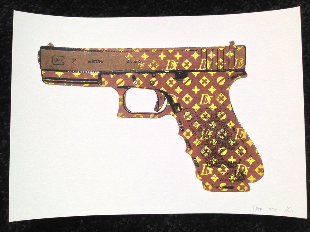 Death NYC Limited Edition Signed Graffiti painting Art Print Queen Brown Glock kopen? Bied vanaf 1!