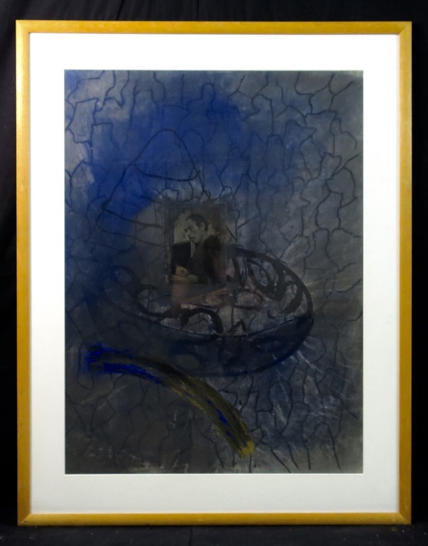 Mariette Linders: Gemengde techniek, Zonder titel - Ingelijst (groot) kopen? Bied vanaf 35!