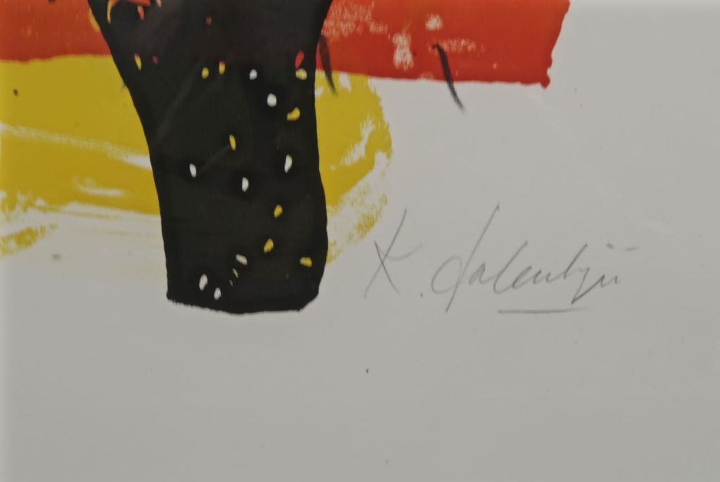 Kees Salentijn: Zeefdruk, Sol Primero - Ingelijst kopen? Bied vanaf 20!