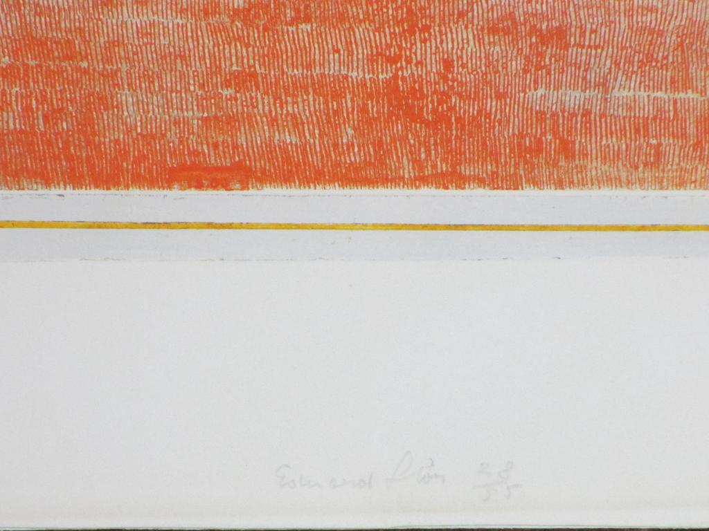 Eduard Flor, Compositie in Oranje/Geel, Kleurets kopen? Bied vanaf 55!