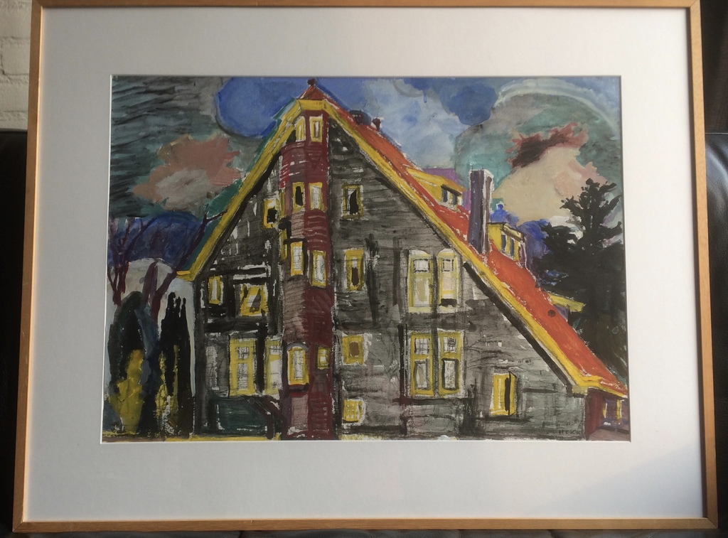 Hans Ebeling Koning - De inrichting (gouache, groot) kopen? Bied vanaf 90!