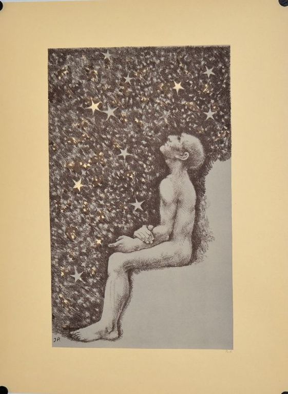 John Raedecker: Kleurenlitho Onder de sterren Handgesigneerd kopen? Bied vanaf 50!