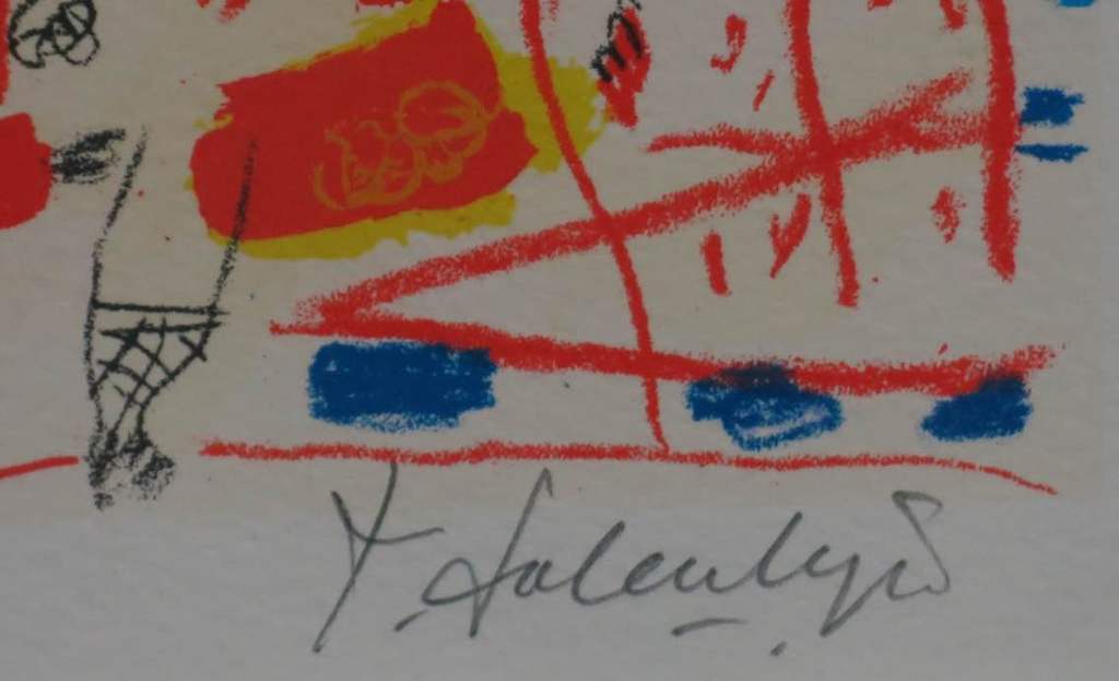 Kees Salentijn: Litho, Zonder titel - Ingelijst kopen? Bied vanaf 40!