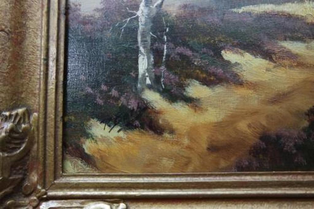 Heidelandschap - olieverf op paneel - gesigneerd door R. Both kopen? Bied vanaf 1!