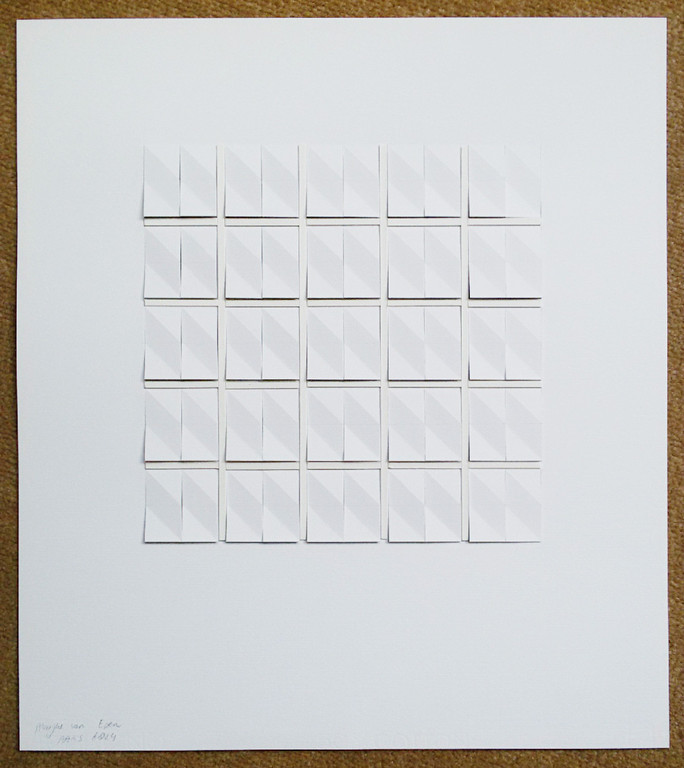 Marijke van Epen - Geometrisch abstract, papier kopen? Bied vanaf 50!