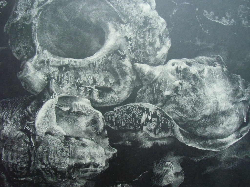 DE DRIE SCHELPEN II   ///  LITHO VAN AART VAN DOBBENBURGH kopen? Bied vanaf 40!