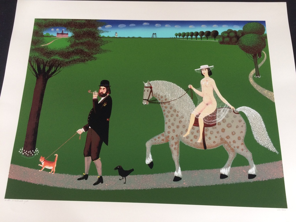 Willem Westbroek, zeefduk, Walking the Cat verkocht voor € 100!