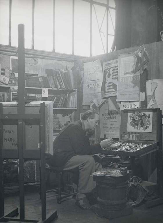 Jo Bokma (1913-2008) - Portret Frans Boers, 1949 kopen? Bied vanaf 50!