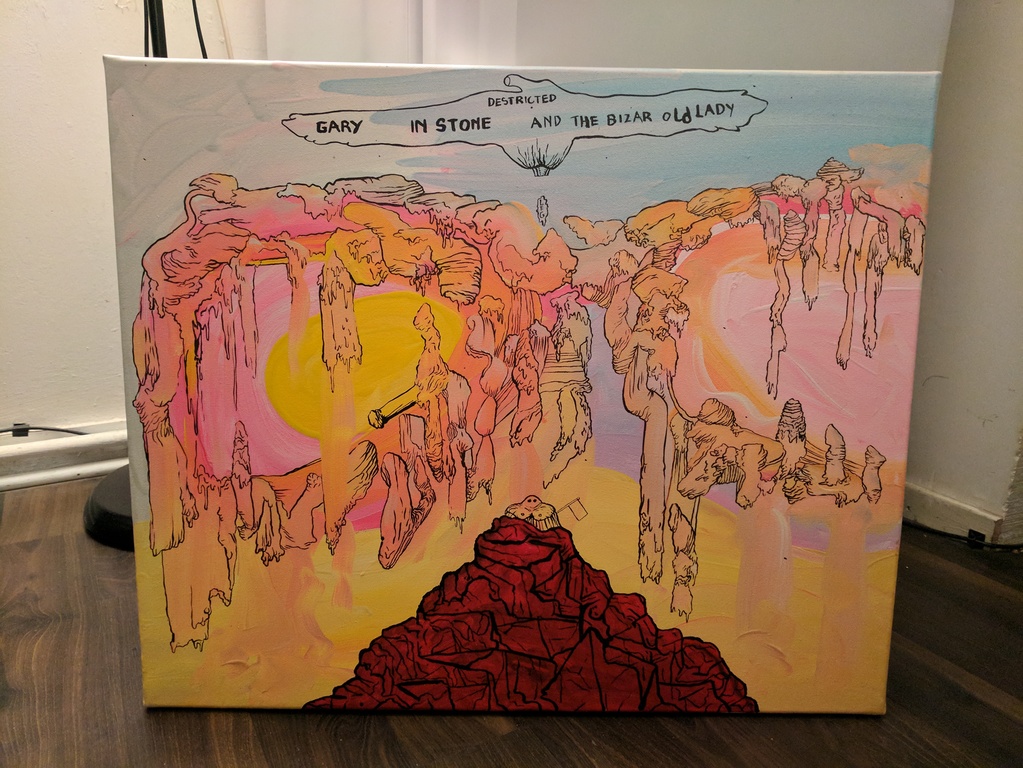 Rachid Ben Ali - GARY IN STONE AND THE BIZAR OLD LADY kopen? Bied vanaf 1500!