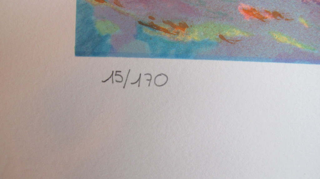"Paysage" - kleurenlithografie, 170 ex.  kopen? Bied vanaf 39!