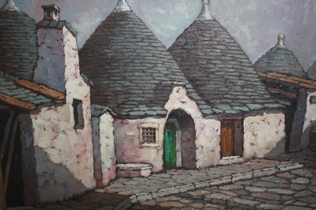 SPAANSE HUISJES IN ZOMERLICHT van SOLINAS kopen? Bied vanaf 1!