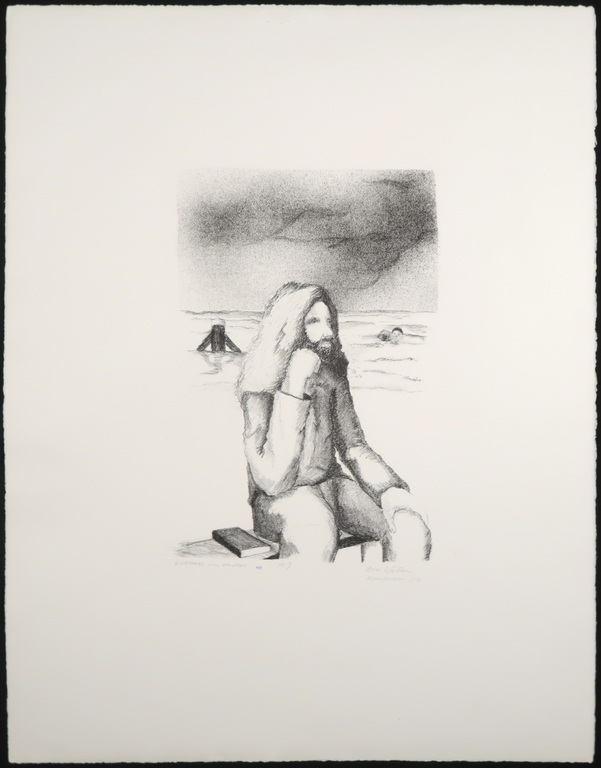 Coos Dieters: Litho, Zwemmer in onweer kopen? Bied vanaf 1!