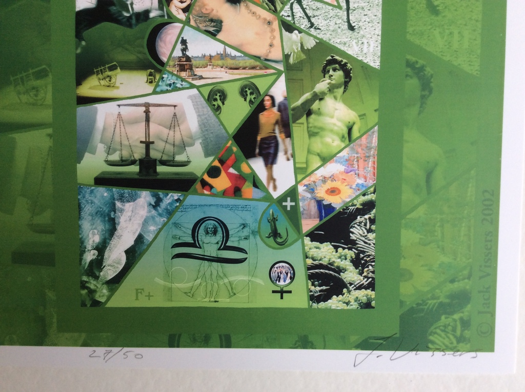 Jack Vissers - AstroArts - hand gesigneerd offset litho LIBRA kopen? Bied vanaf 1!