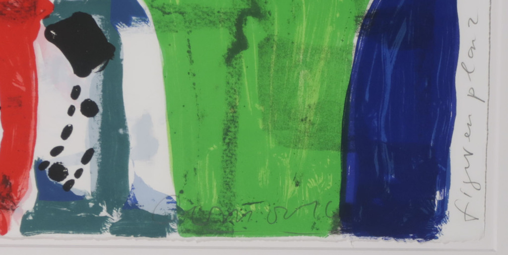 Cees Dolk: Zeefdruk, Figurenplan 2 - Ingelijst kopen? Bied vanaf 1!