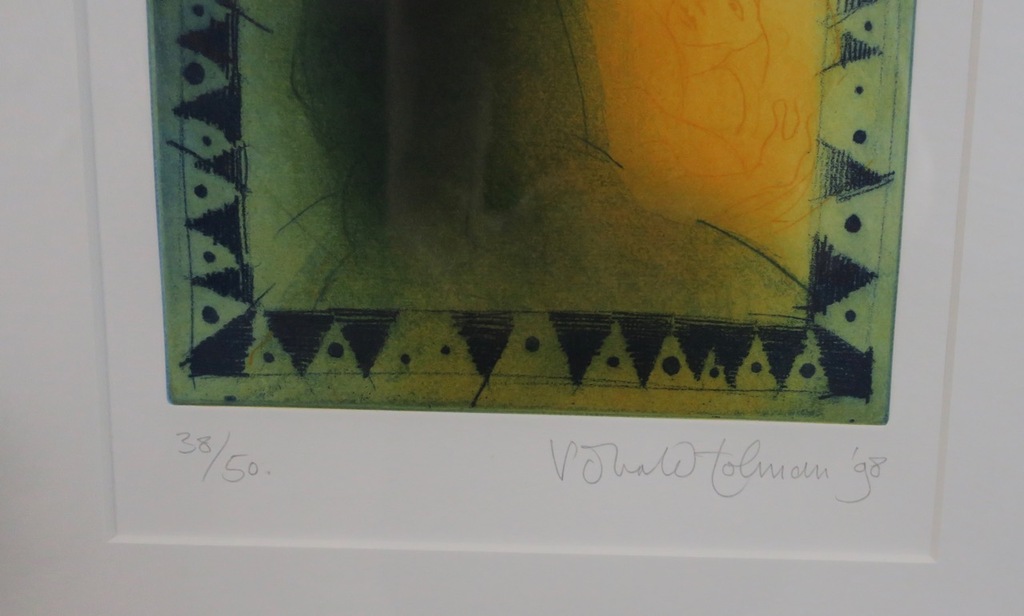 Ronald Tolman: Ets + Esther Jansma: Gedicht, Raam in de lucht - Ingelijst kopen? Bied vanaf 50!