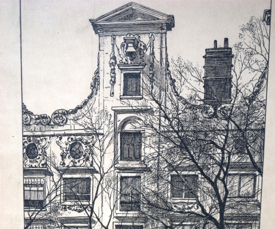 INKTTEKENING - CROMHOUTHUIS - HERENGRACHT 366, AMSTERDAM kopen? Bied vanaf 65!