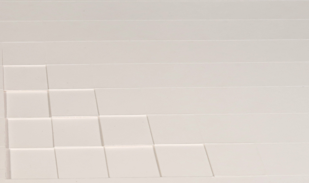 Willem Kloppers: Papier relief, Lineair raster I kopen? Bied vanaf 20!