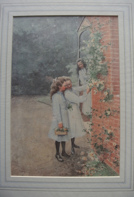 E.. v. Goethem. 5 Aquarellen -klassiek passe-partout.Lithografie.KERSTAANBIEDING kopen? Bied vanaf 59!