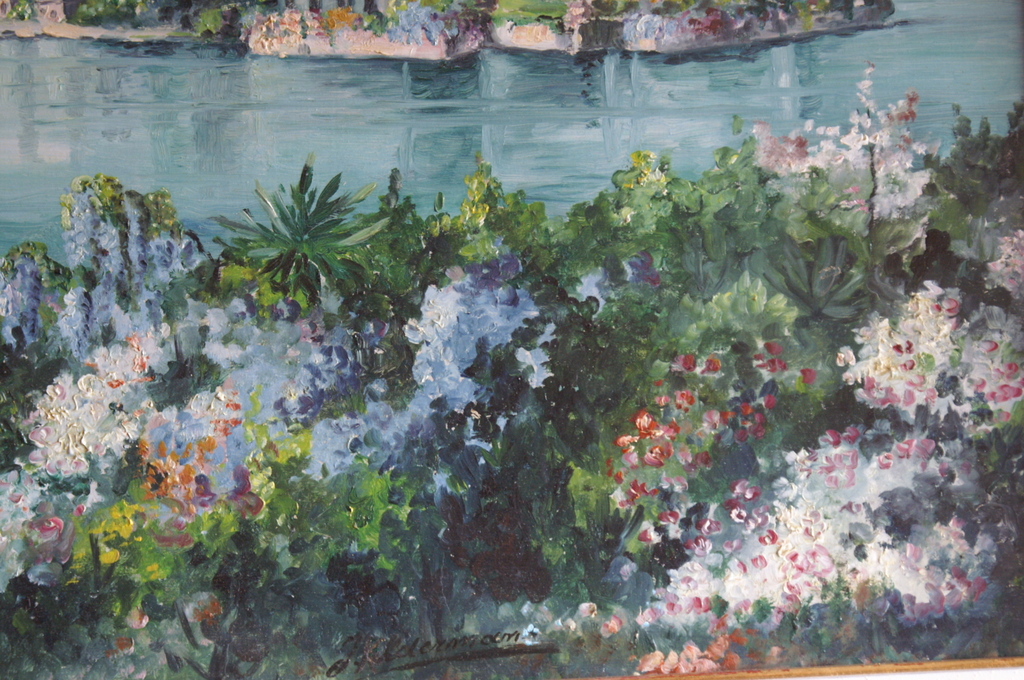 Kelderman, olieverf op board,  mediterraans landschap kopen? Bied vanaf 100!