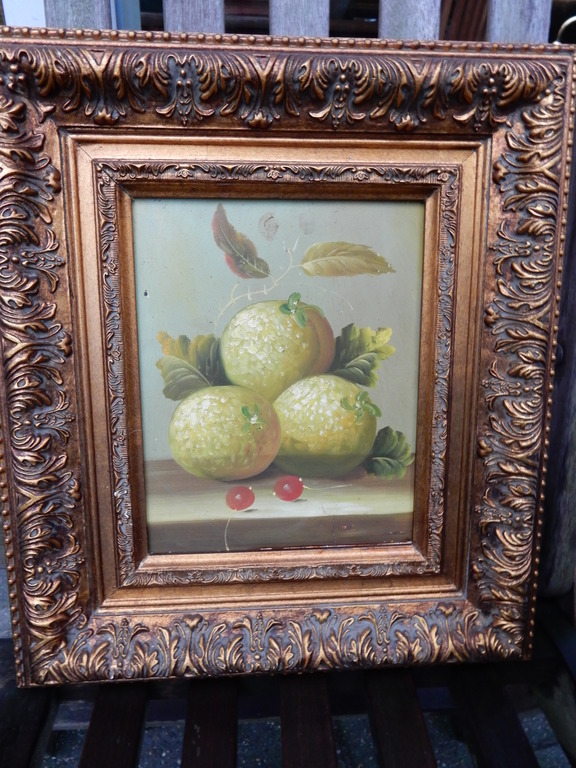 onbekende kunstschilder, stilleven met citroenen, olieverf op paneel kopen? Bied vanaf 50!