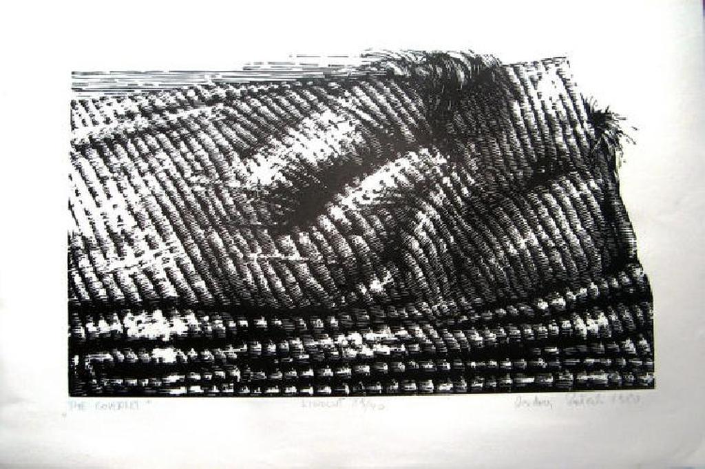 Onbekende Poolse Kunstenaar, Lino verkocht voor € 65!