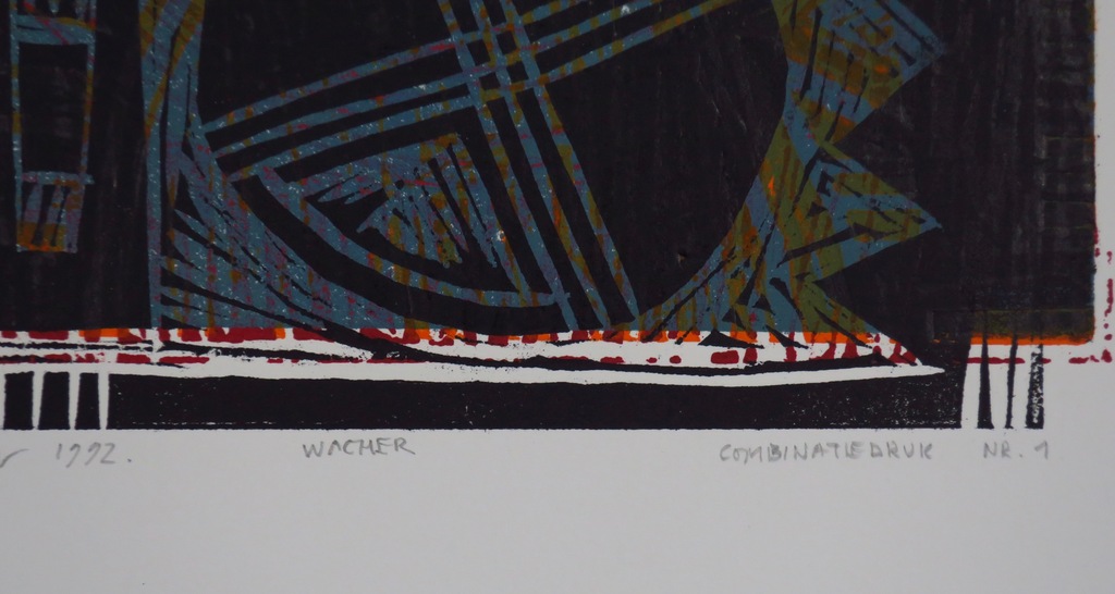 Ferenc Gogos: Zeefdruk, Wachter kopen? Bied vanaf 35!