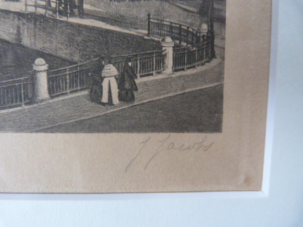 Lot van drie etsen J. Jacobs, M. Janssen, Jac. J. Koeman kopen? Bied vanaf 1!