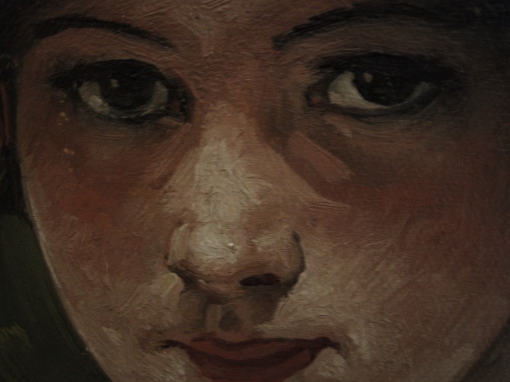 Zeldzaam 19e Eeuws olieverf damesportret door de jonggestorven Theo Molkenboer kopen? Bied vanaf 1!