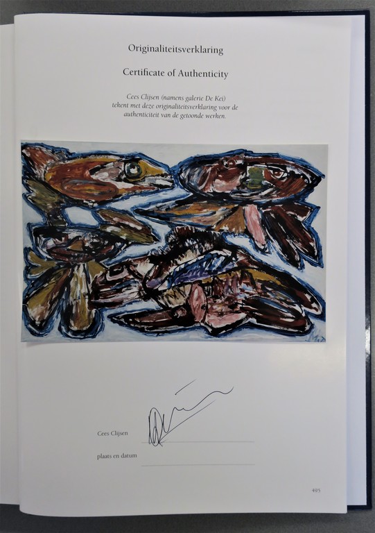 Martin van Wordragen: Gemengde techniek op doek, Diepzeewezens - Ingelijst kopen? Bied vanaf 1000!