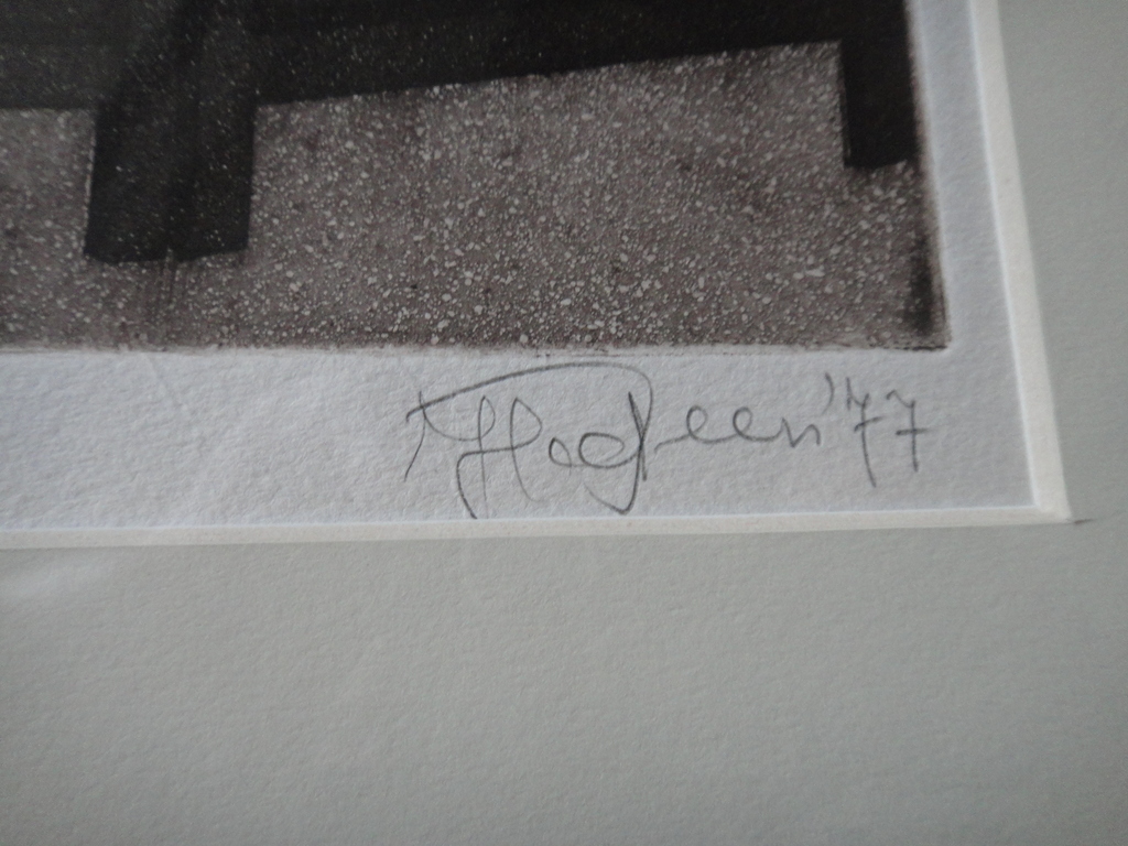 Helen van der Deen (Emmeloord 1946), ets, 'Koninginnedag' kopen? Bied vanaf 55!