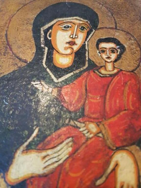 Icona Votiva-Madonna met Jesus-eind 800 kopen? Bied vanaf 10!