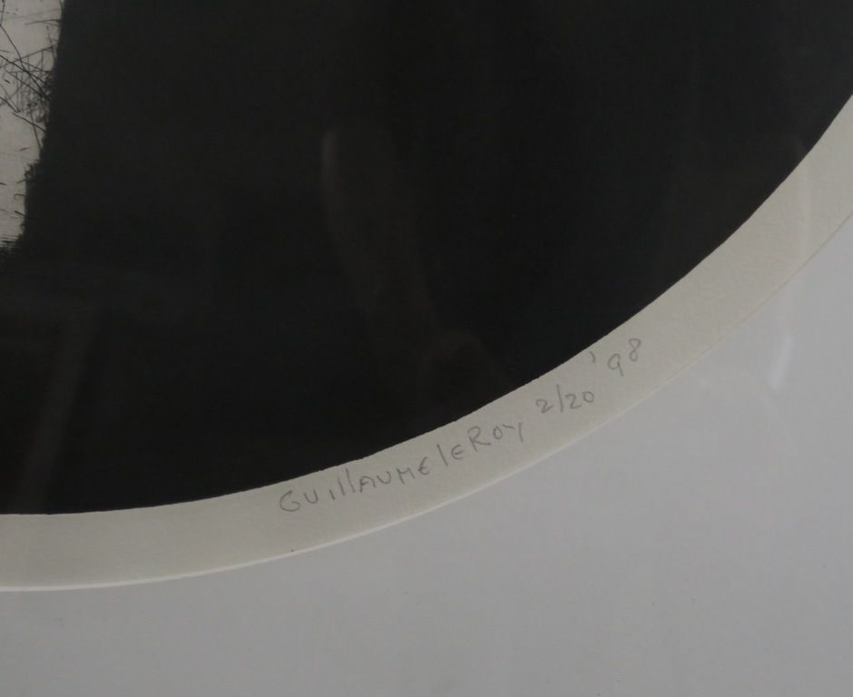 Guillaume le Roy: Ets, Zonder titel - Ingelijst kopen? Bied vanaf 150!