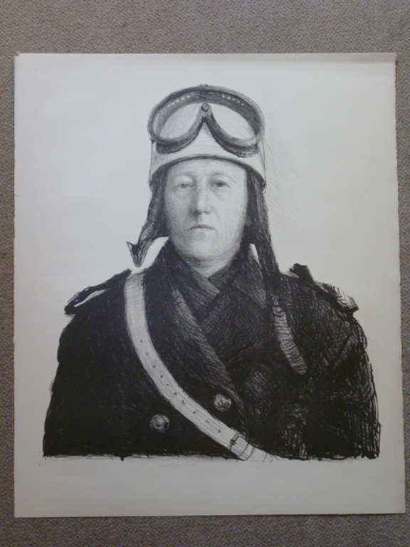 Aat Veldhoen - Litho - Motoragent verkocht voor € 160!