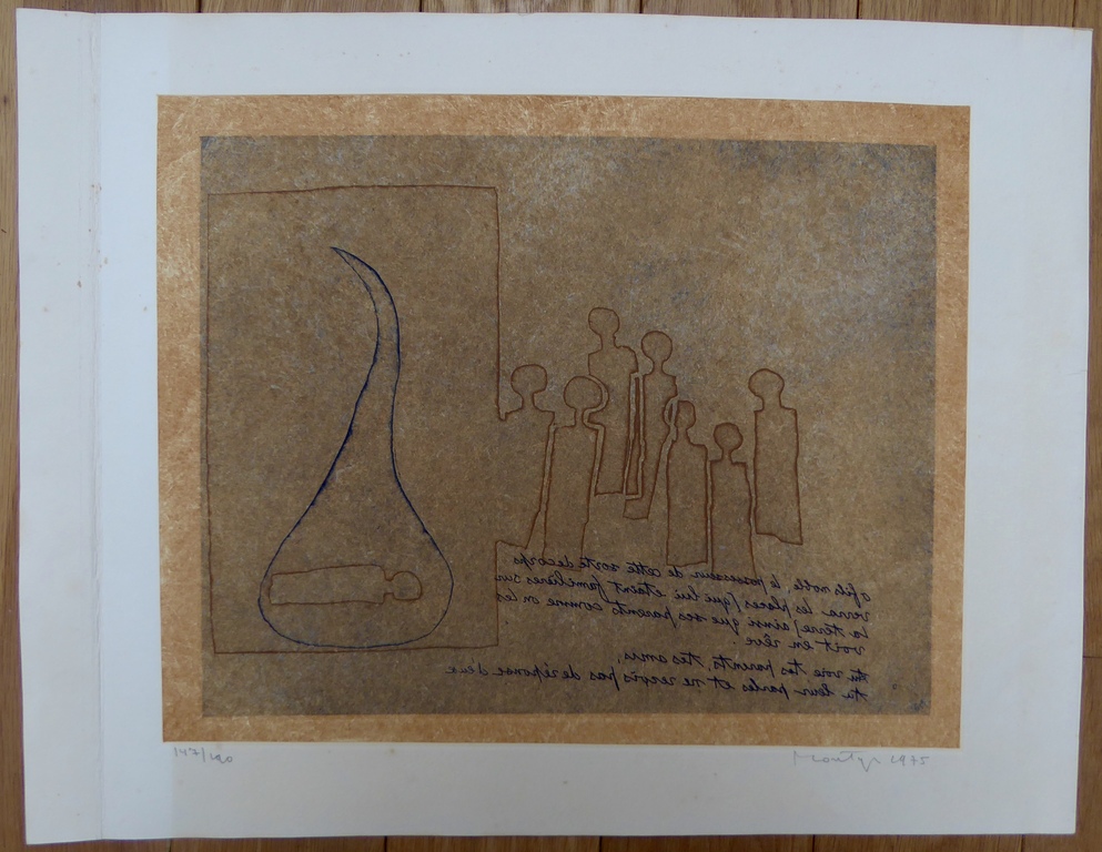 Jan Montyn, ets uit 1975 met de titel: "Periode de transitoir" kopen? Bied vanaf 1!