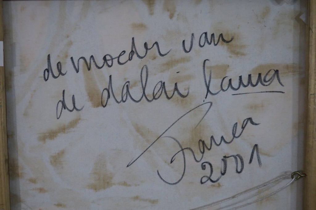 Franca Muller Jabusch: Olieverf op doek, De moeder van de Dalai Lama kopen? Bied vanaf 150!