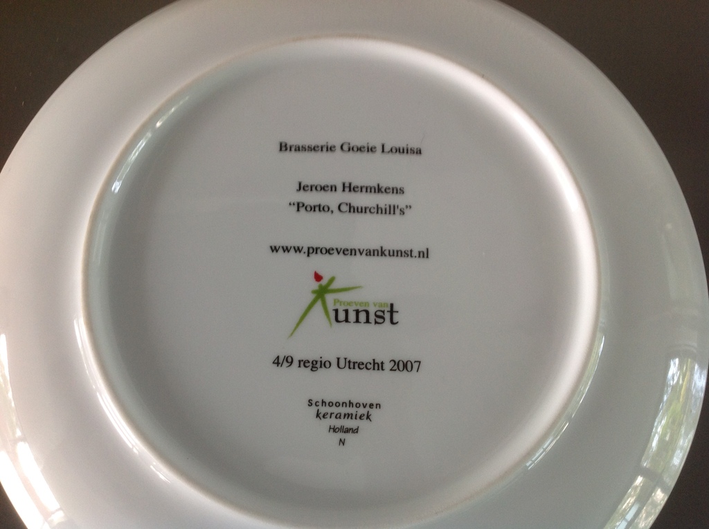 Jeroen Hermkens: porseleinen bord,  kopen? Bied vanaf 9!