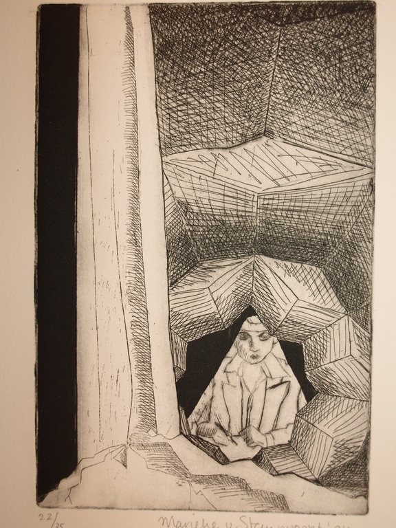 Marieke van Stempvoort  – Ets – Kunstacademie MINERVA Groningen – 1994 kopen? Bied vanaf 5!