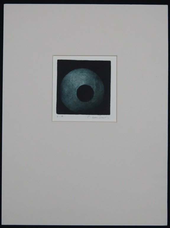 Caroline Koenders: Mezzotint, Zonder titel II verkocht voor € 35!