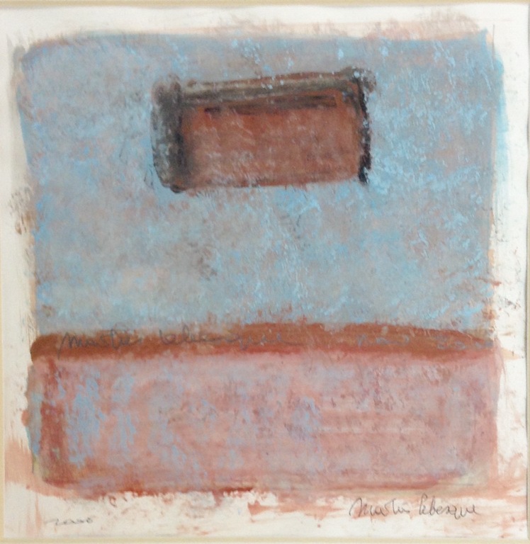 Marlies Lebesque, ndebele muur met vizier 2000, gouache op papier, gesigneerd kopen? Bied vanaf 50!