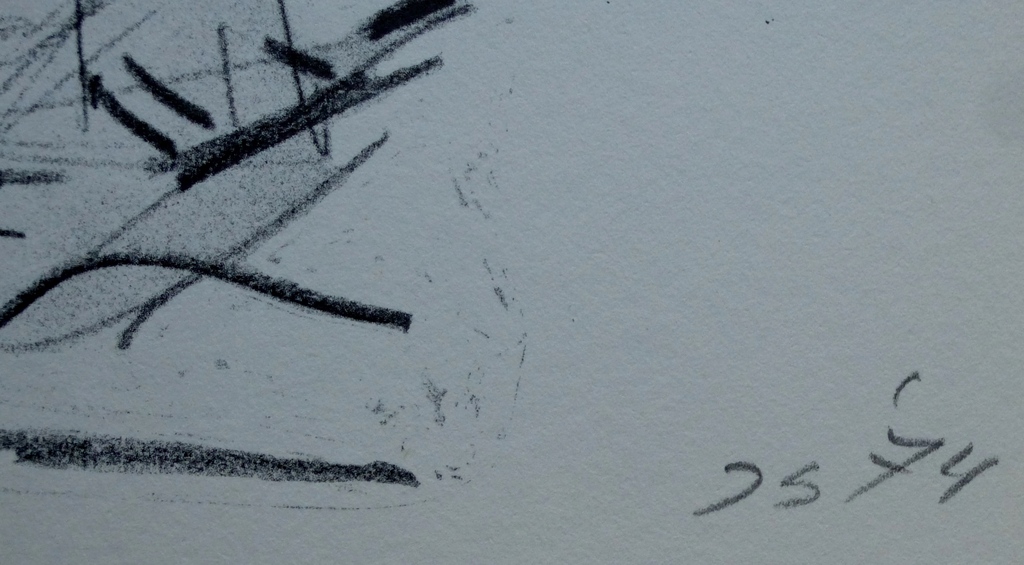 Jan Sierhuis, handgesigneerde litho 2, 1974 kopen? Bied vanaf 35!