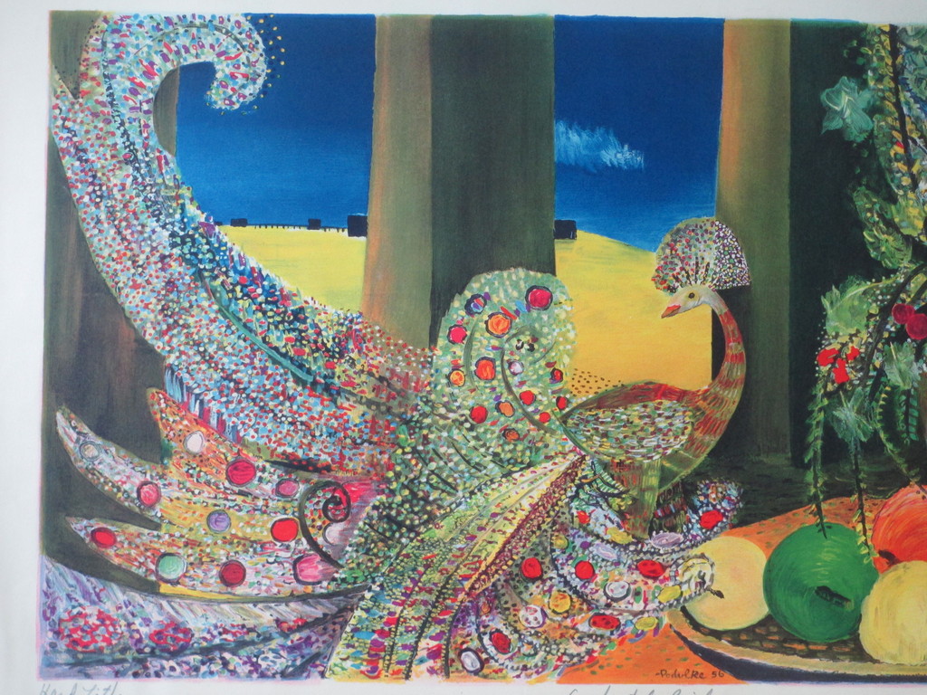 Mike Podulke, Enchanted bird, Kleurenlitho kopen? Bied vanaf 45!