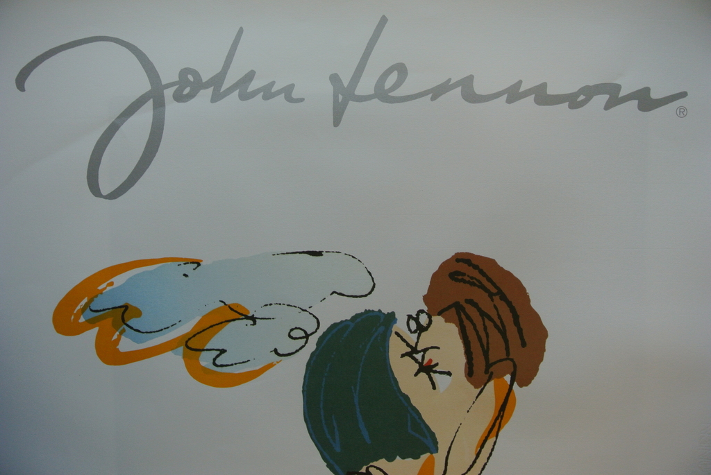 JOHN LENNON -EMBRACE- 1968 Prachtige lithografische afbeelding op groot formaat. kopen? Bied vanaf 79!
