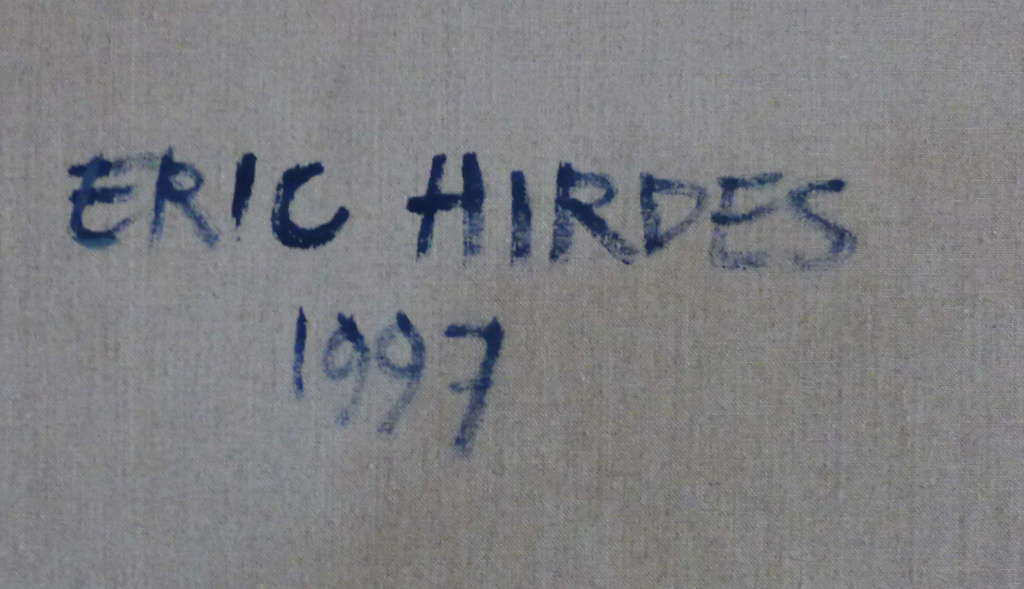 Eric Hirdes, olieverf op linnen uit 1997 kopen? Bied vanaf 450!