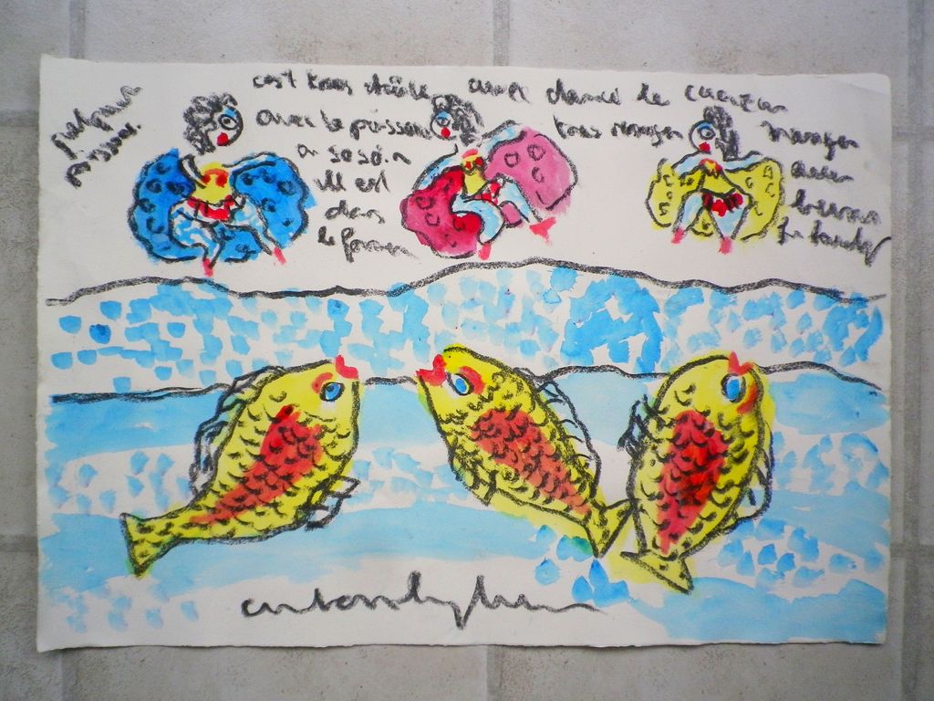 Anton Heyboer - Exclusief groot werk verkocht voor € 225!